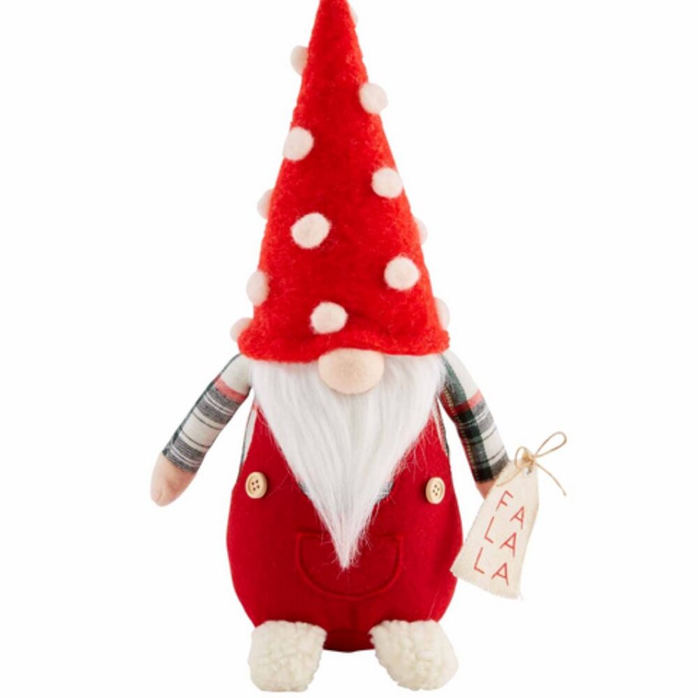 Mud Pie Small Christmas Gnome Sitter/NWT